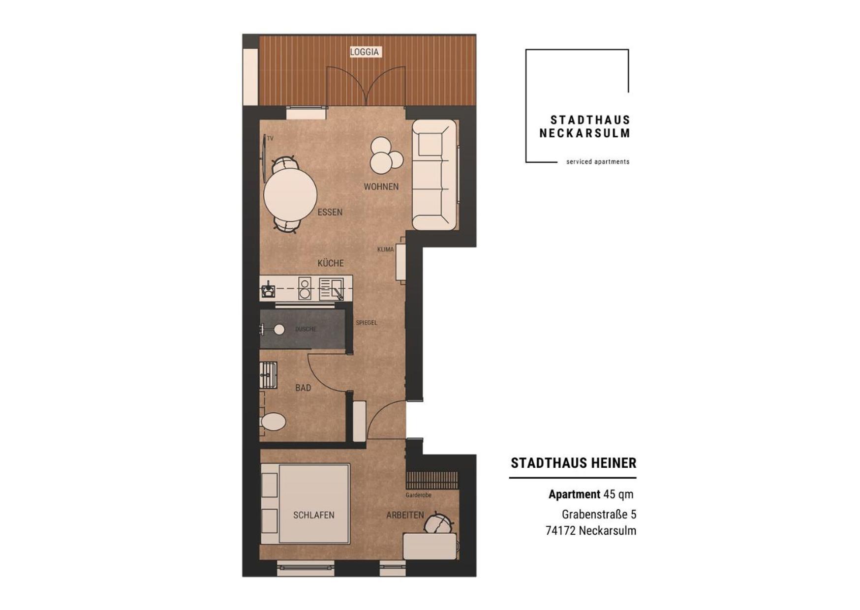 Stadthaus Neckarsulm Serviced Apartments - Stadthaus Heiner מראה חיצוני תמונה